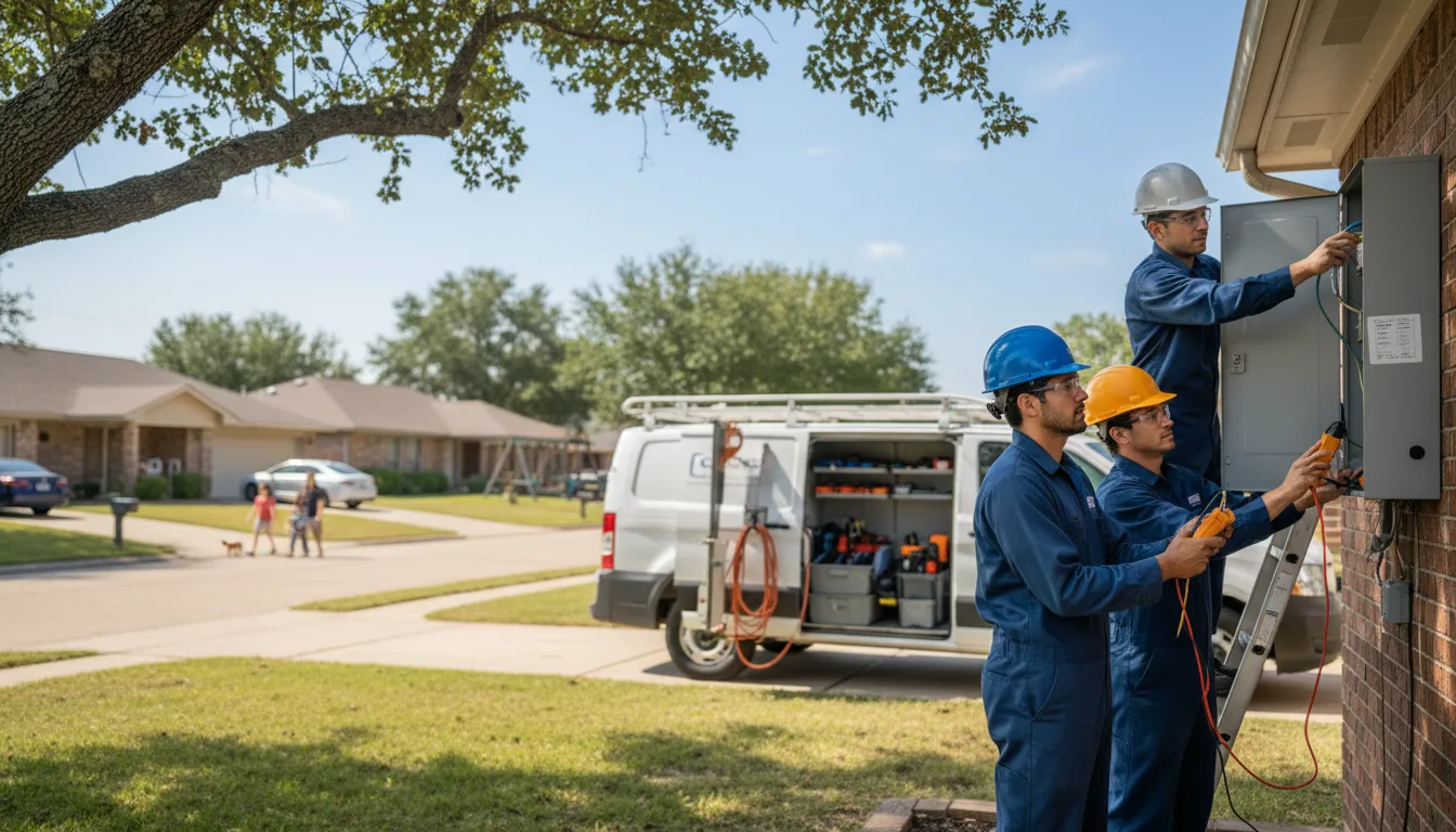 Certified electrician providing emergency electrical services in Gays, IL